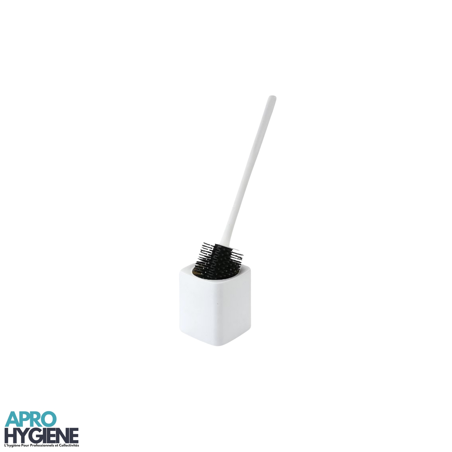 brosse de toilette WC en silicon blanc