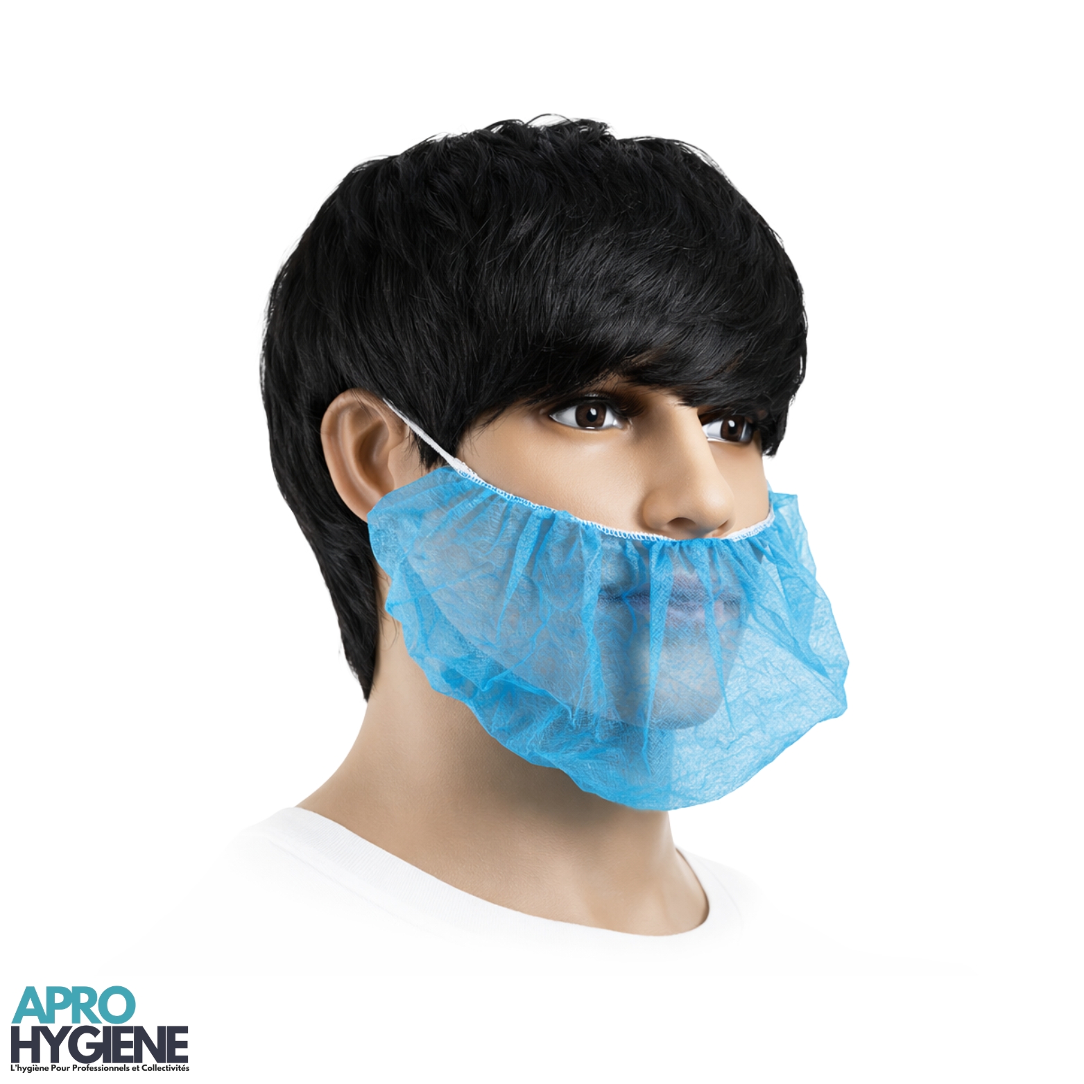 couvre-barbe jetable en polypropylène non tissé