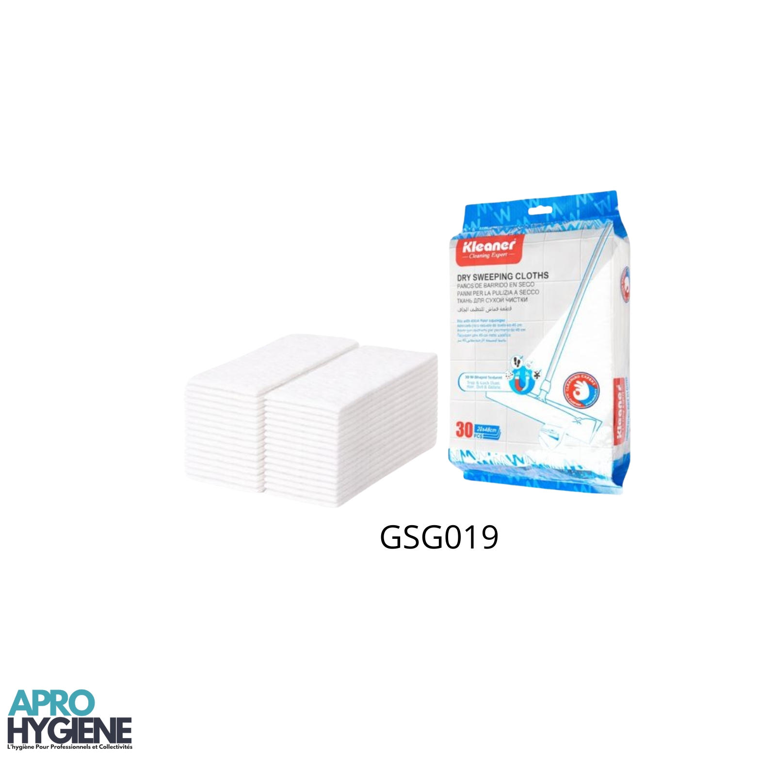 lingettes sèches POUR SOL