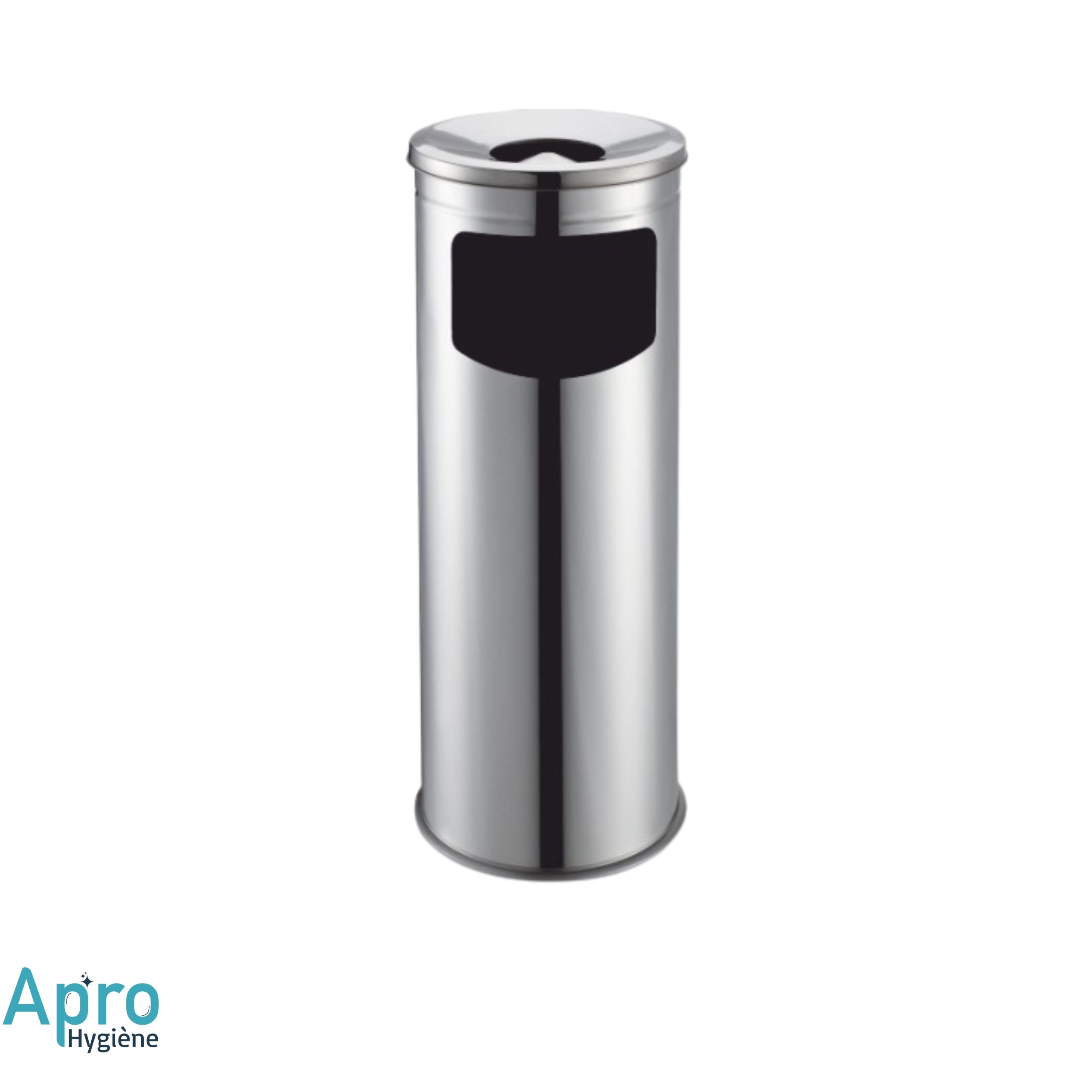 CENDRIER POUBELLE EN inox