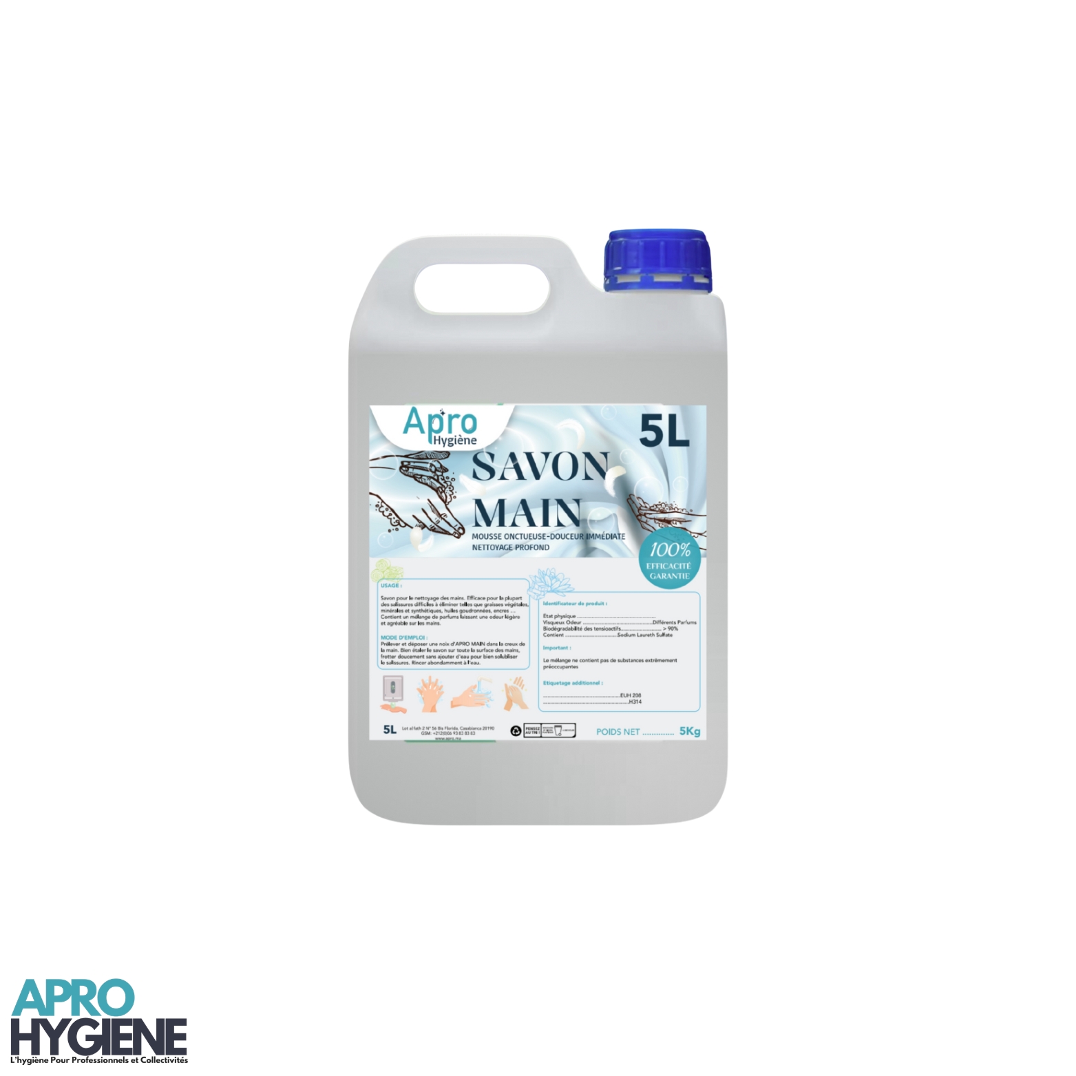 savon à main apro 5L parfum Dove