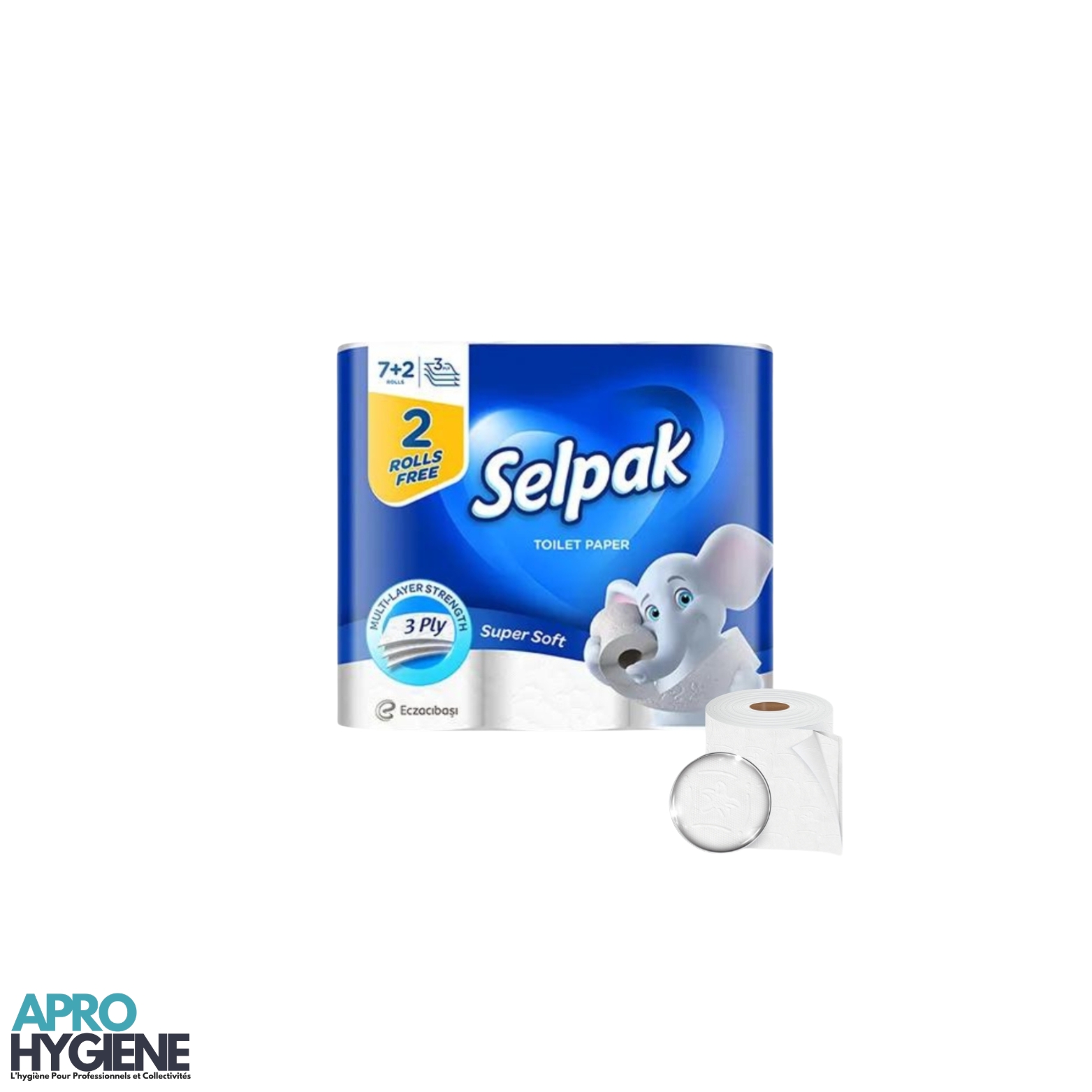 PAPIER HYGIÉNIQUE SELPAK 3 PLIS
