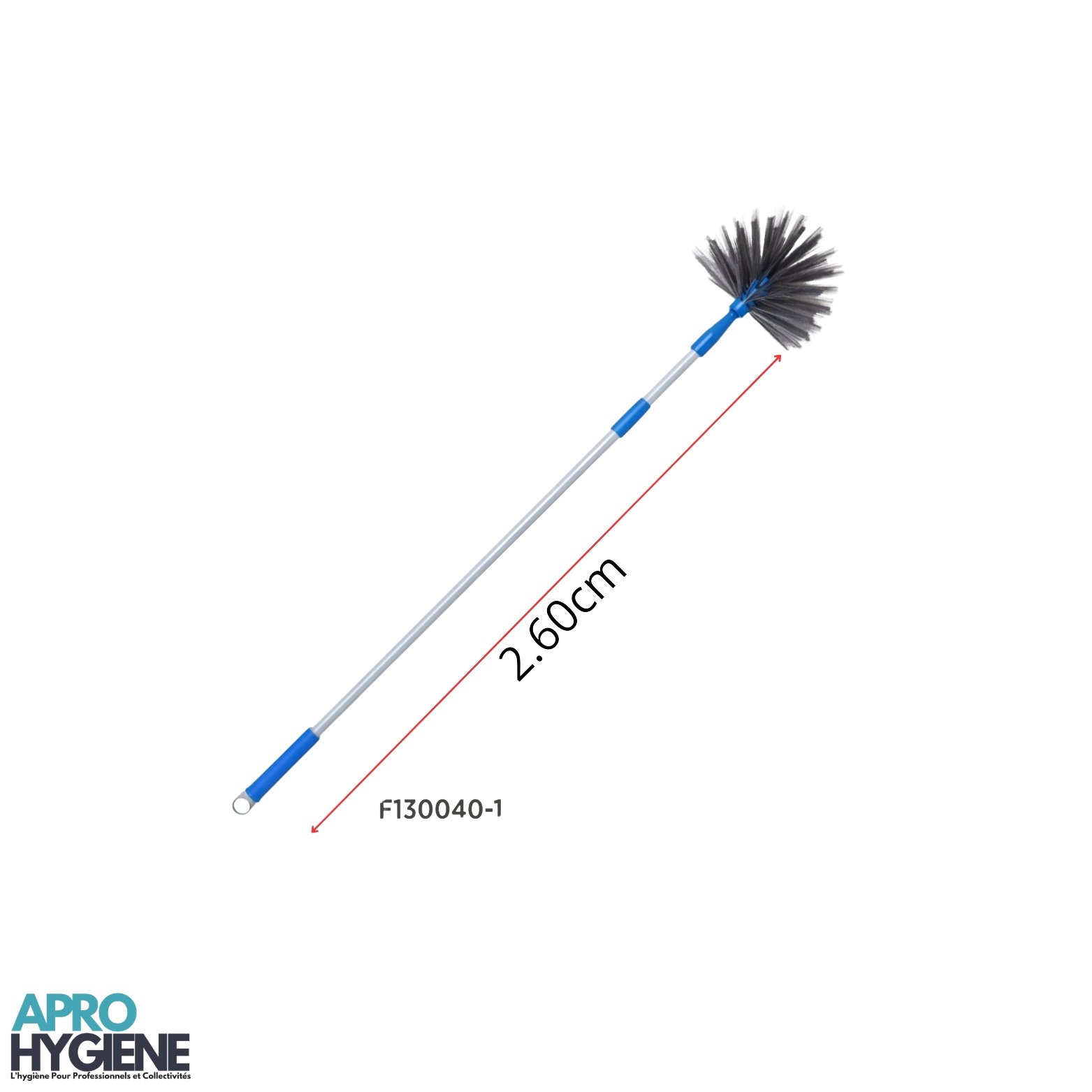 tête de loup manche télescopique 2,60CM