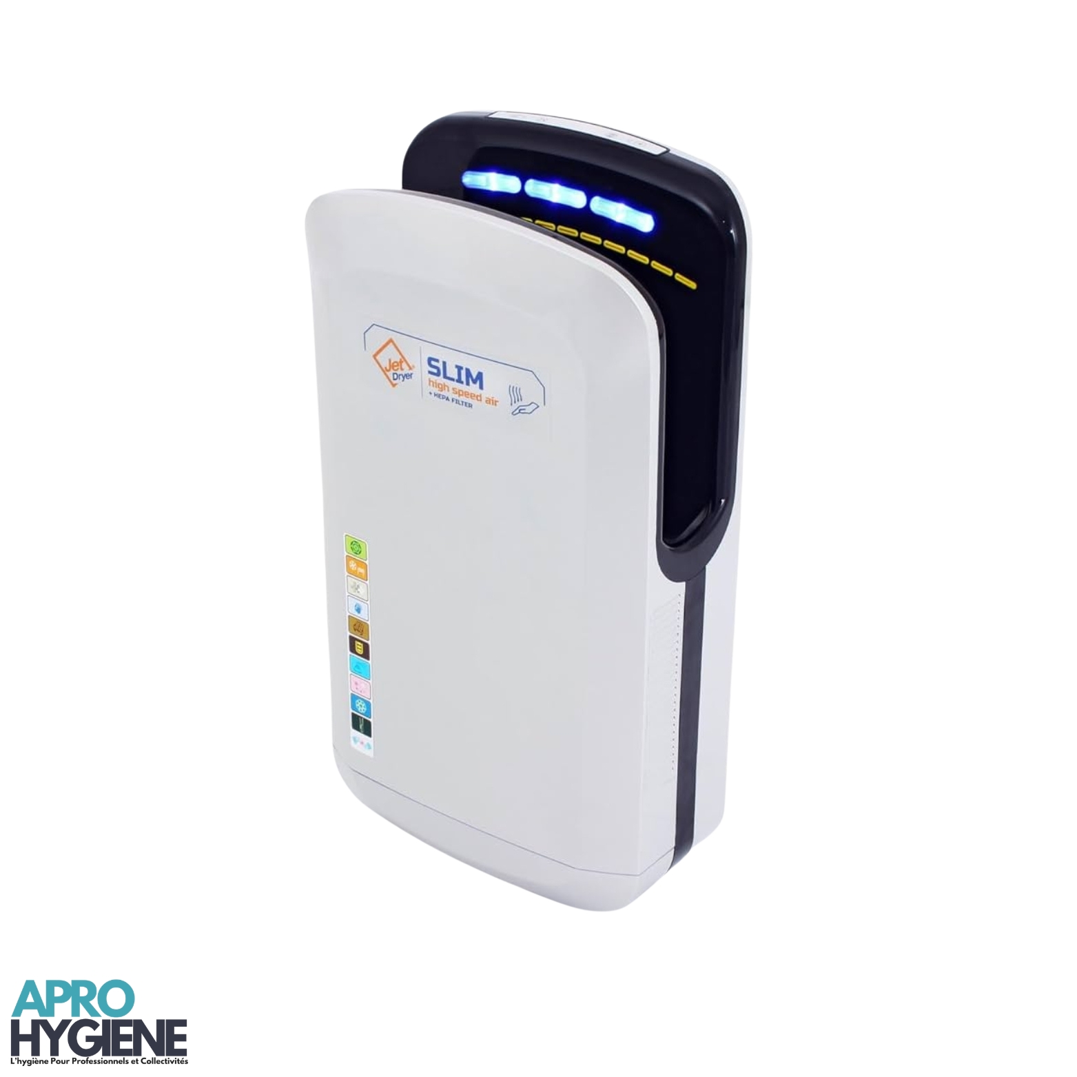 SÈCHE-MAINS OPTIQUE slim blanc