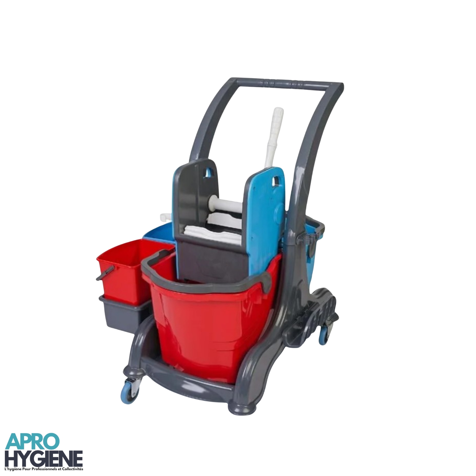 Chariot de nettoyage DOUBLE Seau/6L pvc