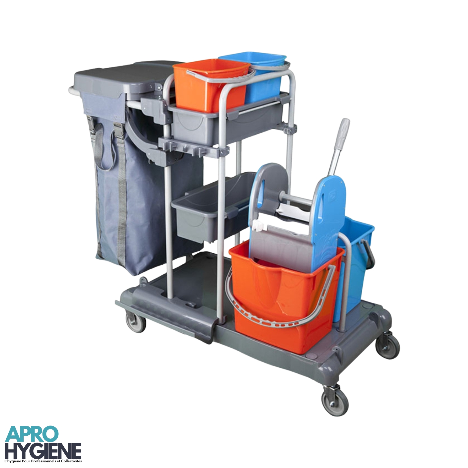 Chariot de nettoyage professionnel  multifonction APro 2S/6L
