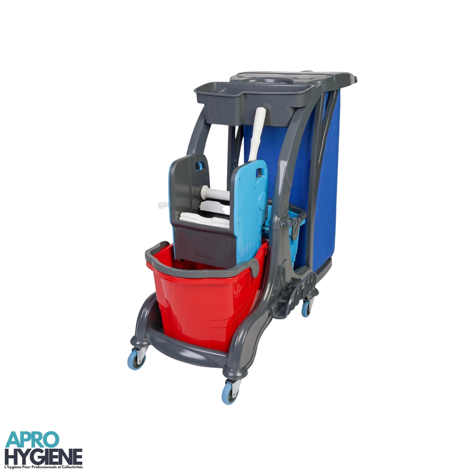 Chariot de nettoyage compact "Mini" 2/S25 APRO PVC