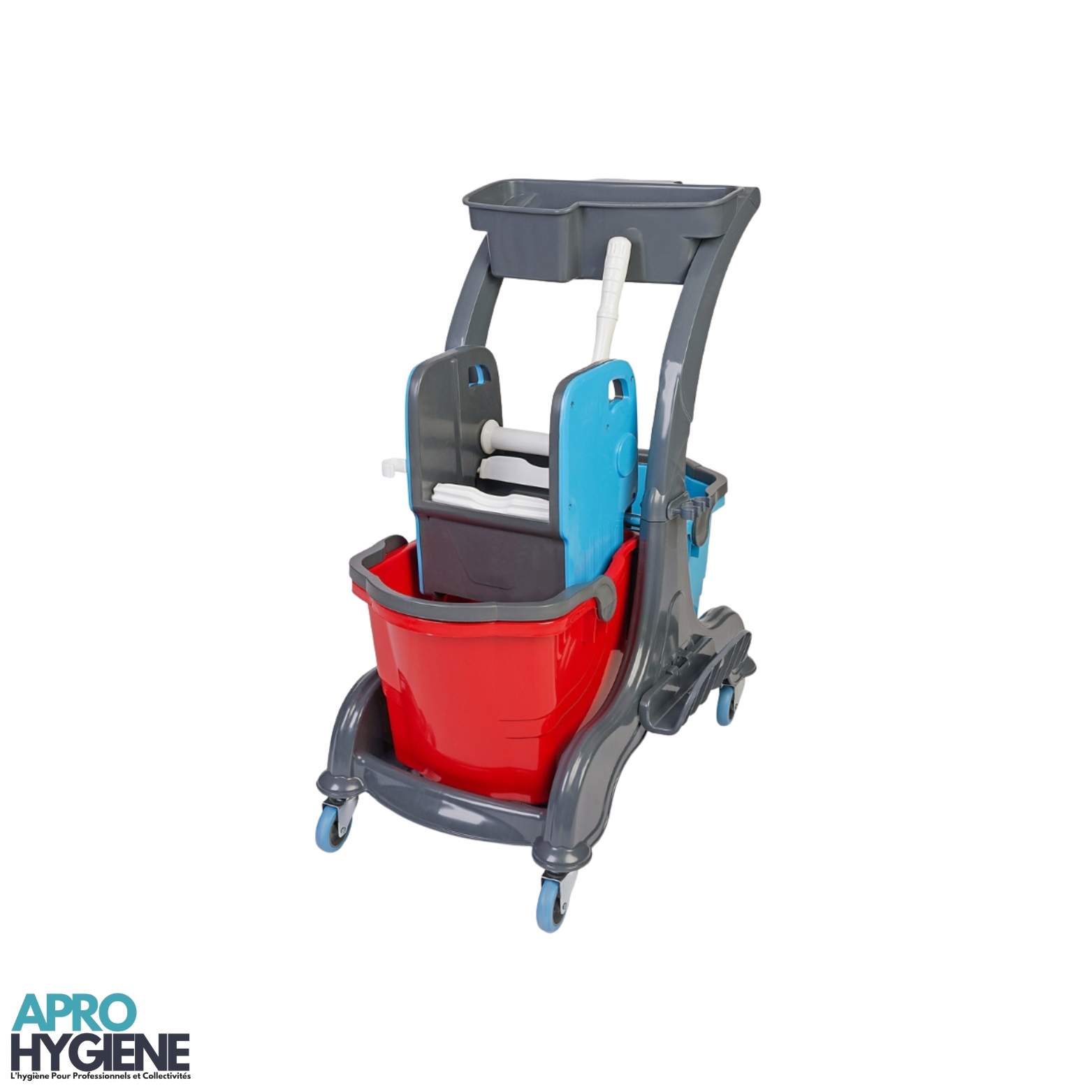 Chariot de nettoyage double Seau/25 pvc