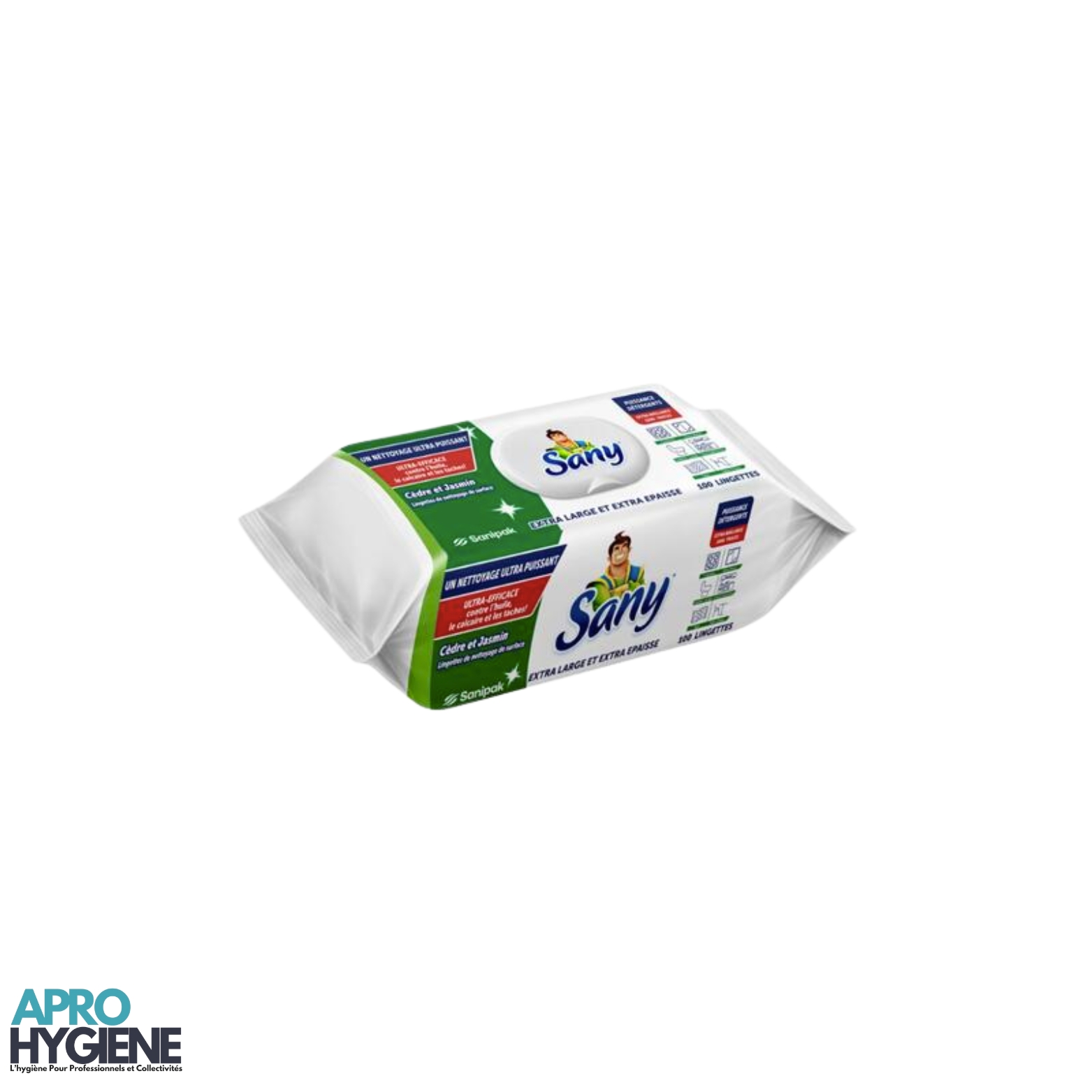 lingettes nettoyant multisurface Sany