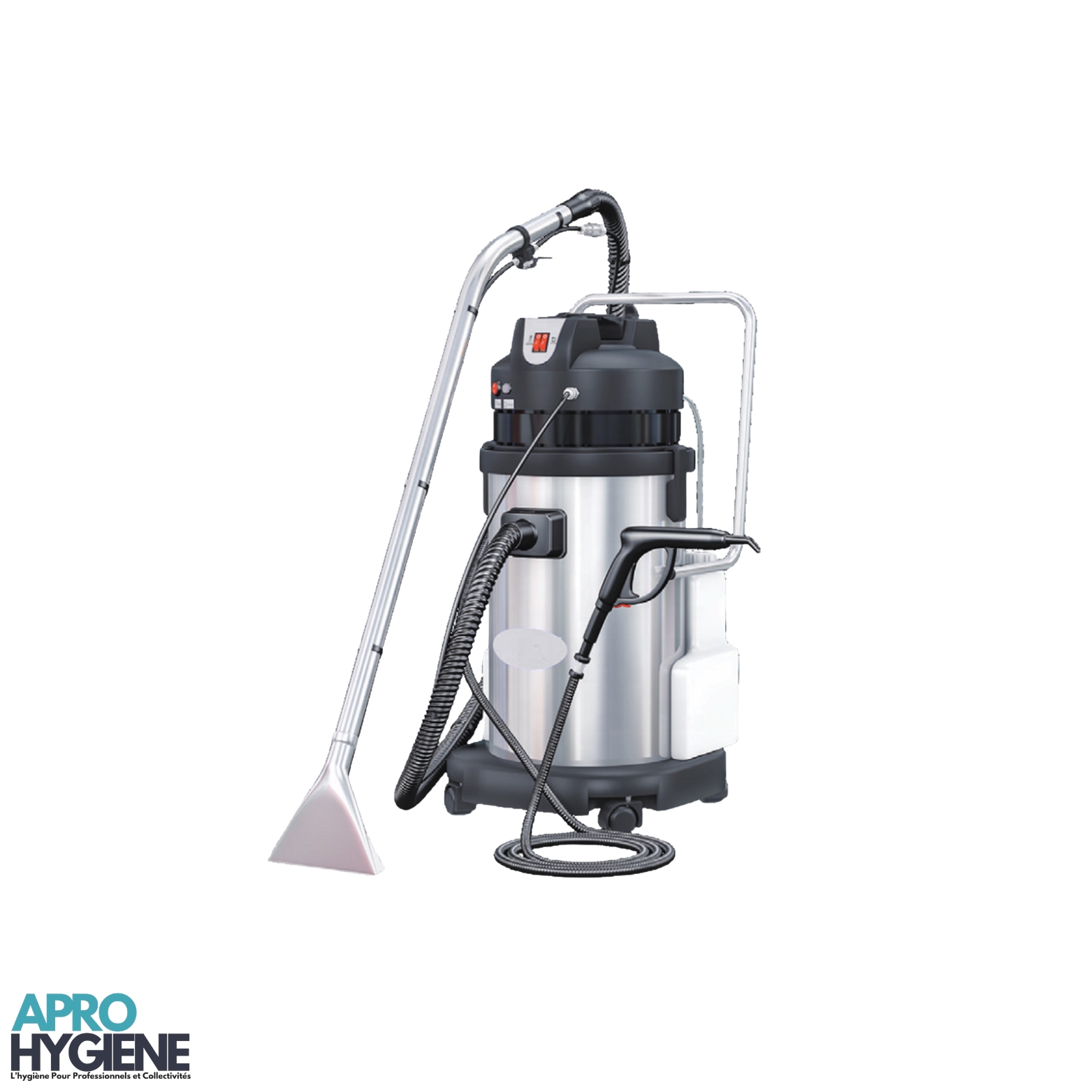 Nettoyeur à Vapeur Professionnel 40L avec Aspirateur - Cuve Inox